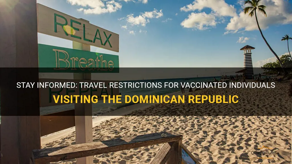 dominican republic travel restrictions vaccinated