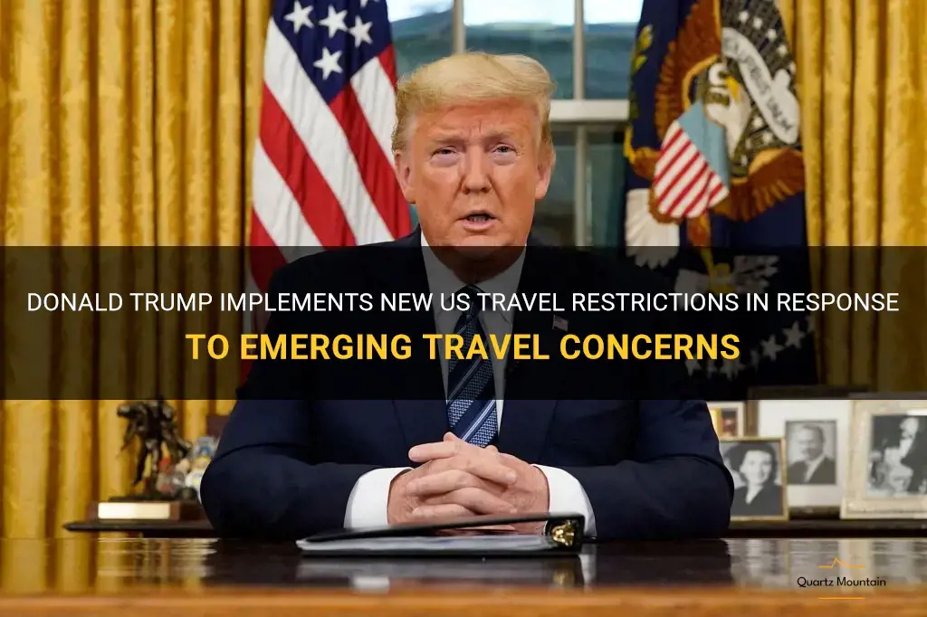 donald trump announces new us travel restrictions