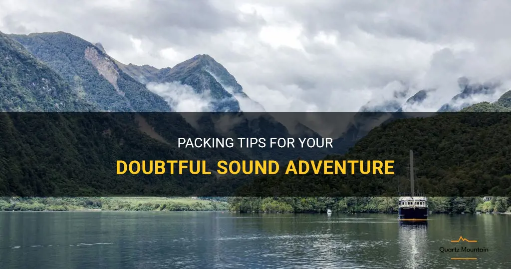 doubtful sound what to pack