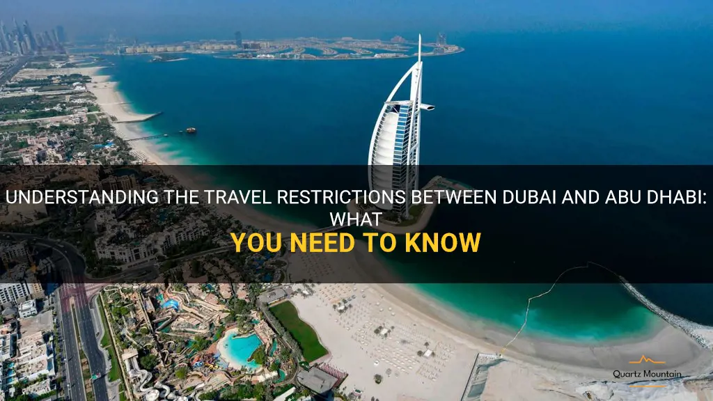 dubai abu dhabi travel restrictions