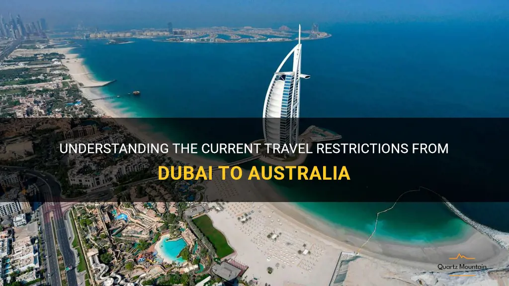dubai to australia travel restrictions