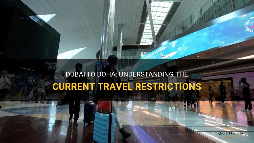 dubai to doha travel restrictions