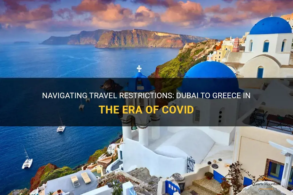 dubai to greece travel restrictions