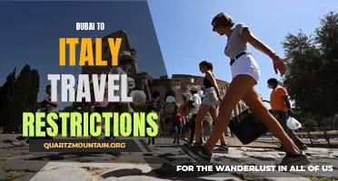 Understanding the Travel Restrictions from Dubai to Italy: What You Need to Know