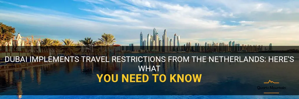 dubai travel restrictions from netherlands