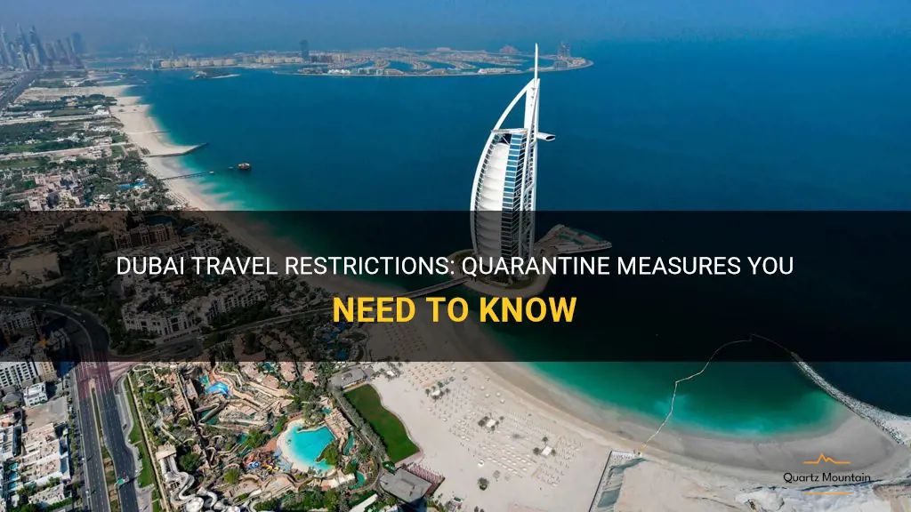 dubai travel restrictions quarantine