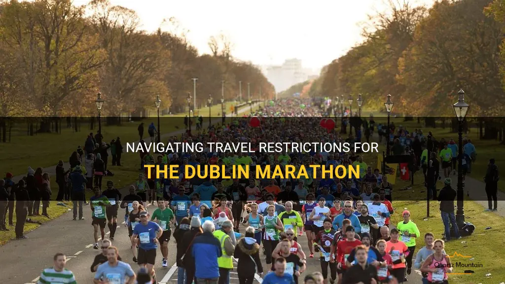 dublin marathon travel restrictions