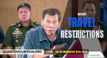 Understanding Duterte's Travel Restrictions: What You Need to Know