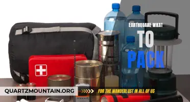 Essential Items to Pack for Earthquake Preparedness