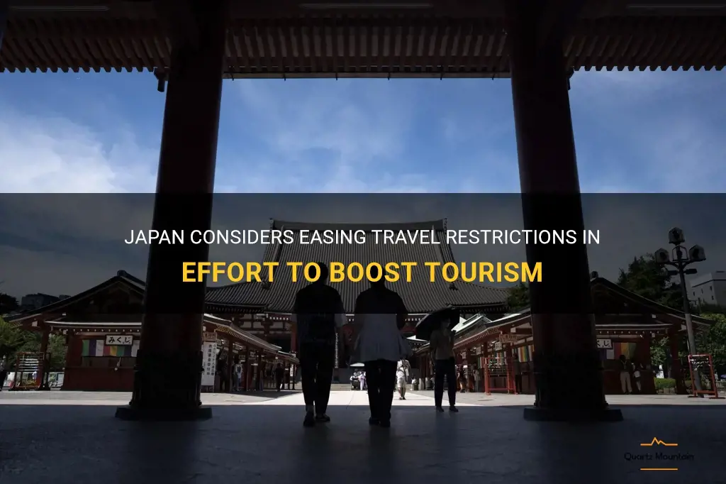 ease travel restrictions japan