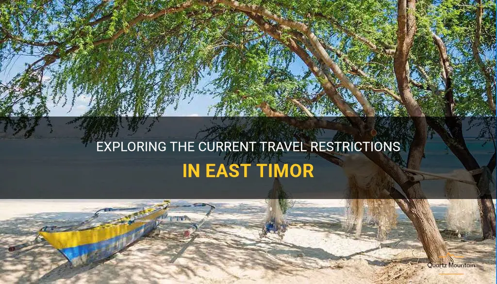 east timor travel restrictions