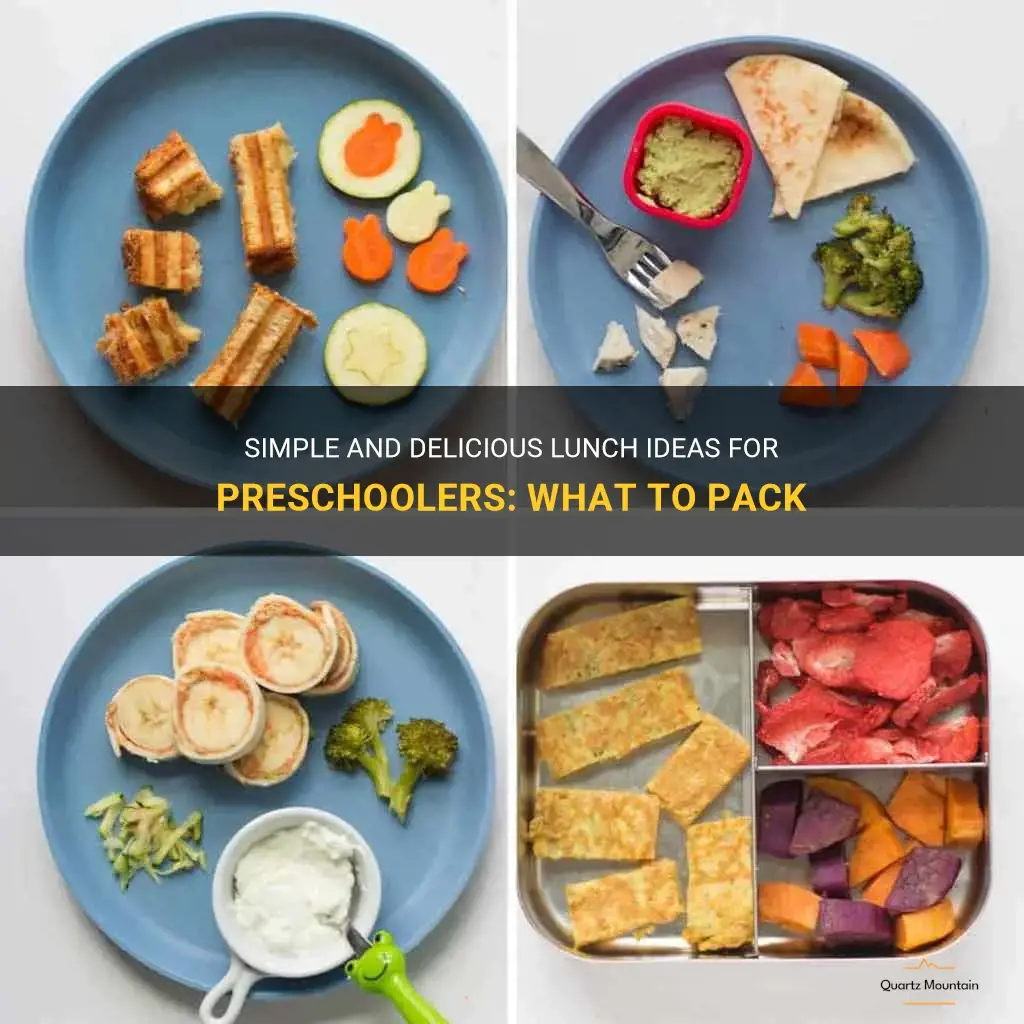 easy what to pack for lunch for preschooler