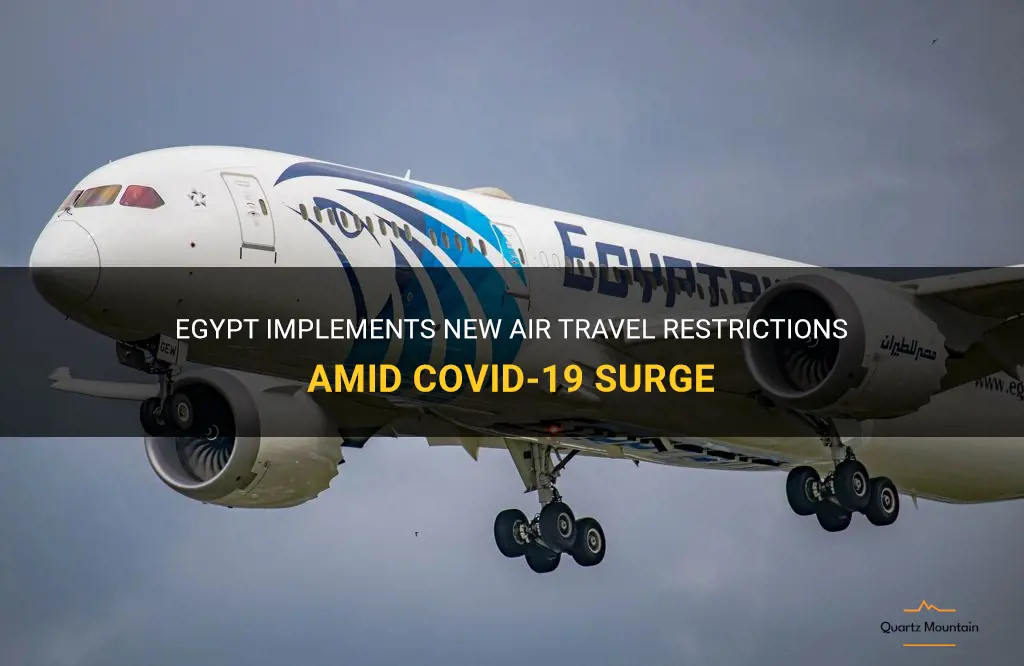 egypt air travel restrictions