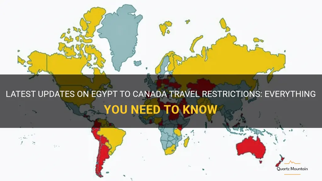 egypt to canada travel restrictions