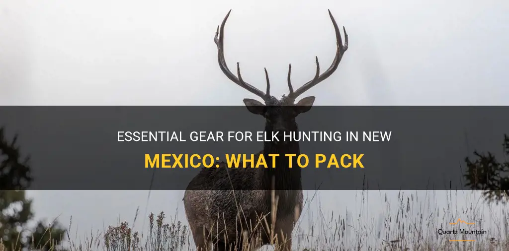 elk hunting in new mexico what to pack