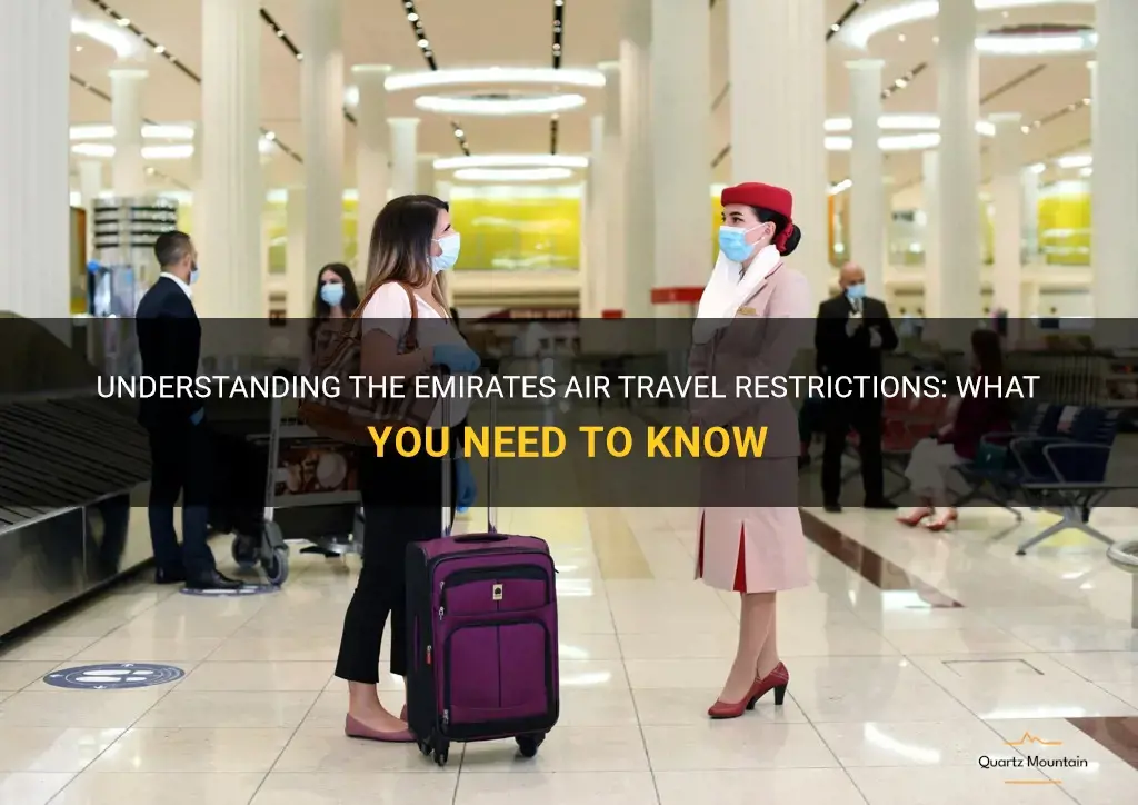 emirates air travel restrictions