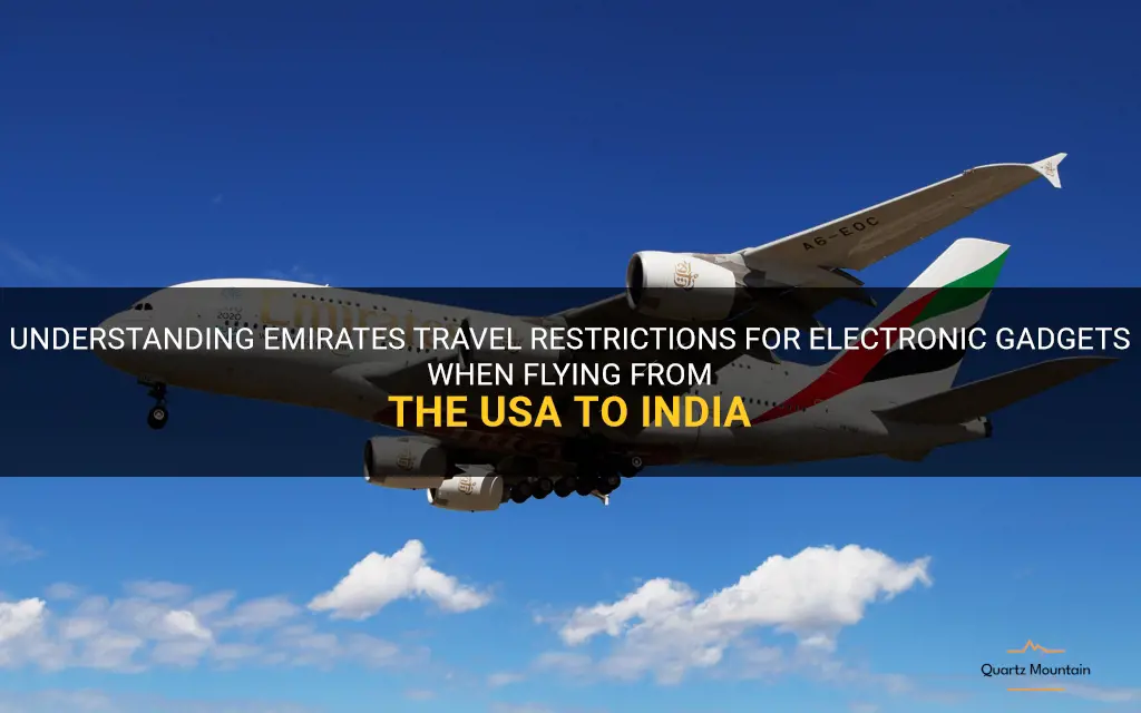 emirates travel from usa to india electronic gadgets restrictions