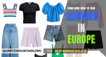 The Ultimate Guide: What to Pack for a Summer Trip in Europe
