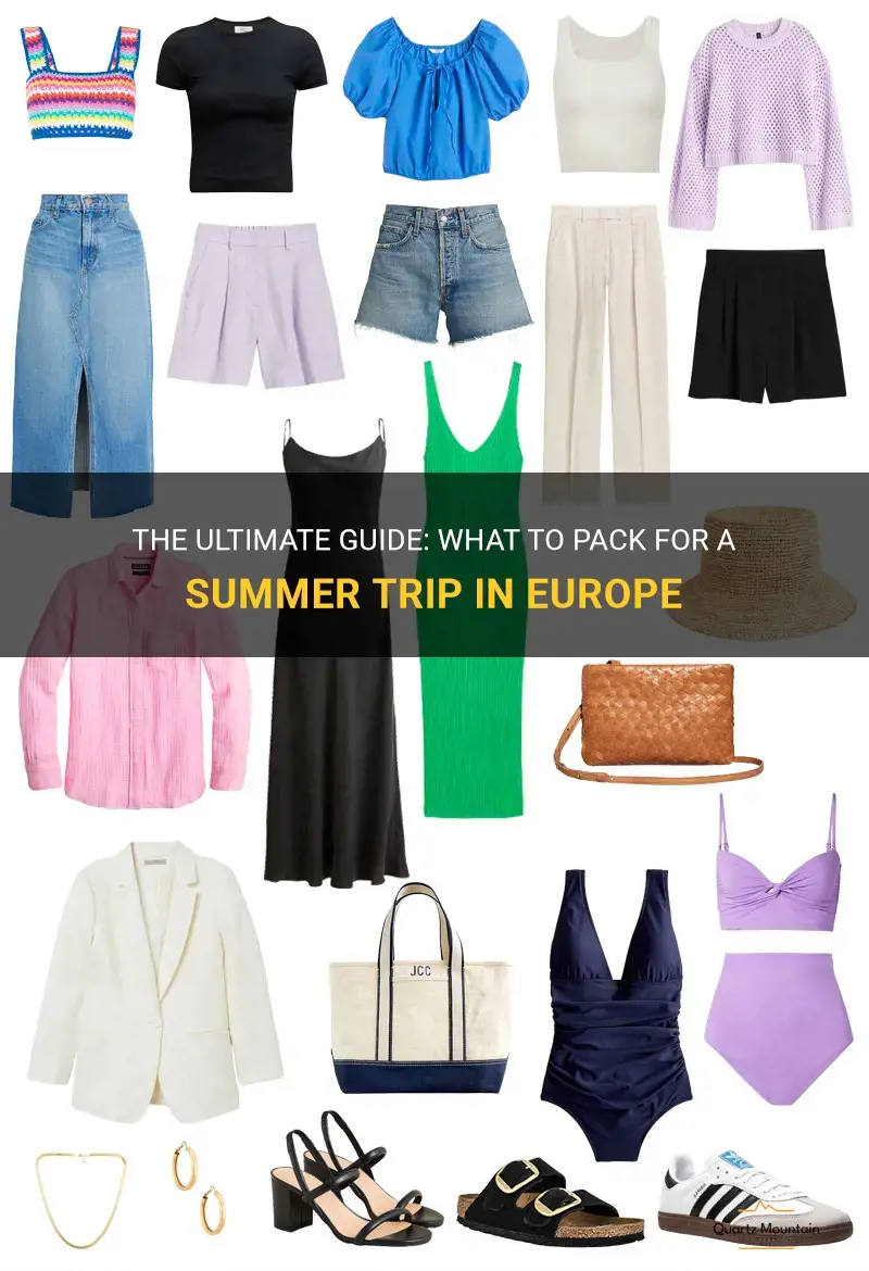 emns guide what to pack summer in europe