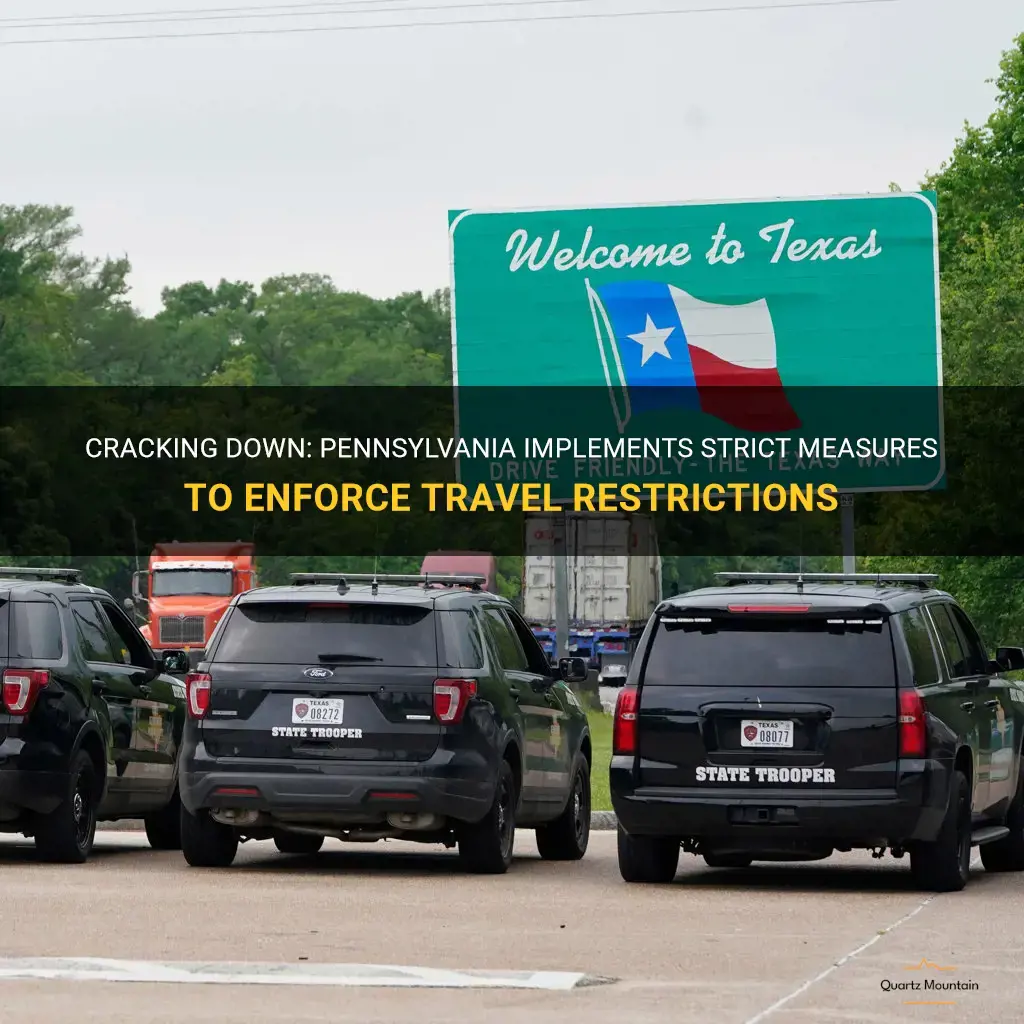 enforcement of pa travel restrictions
