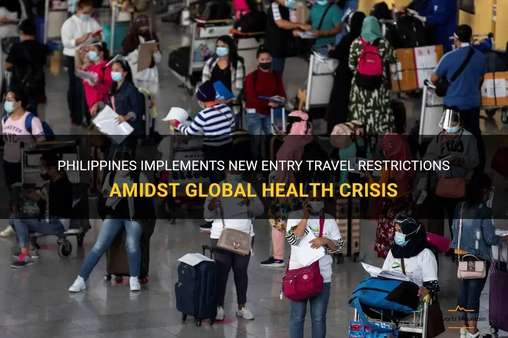entry travel restriction philippines