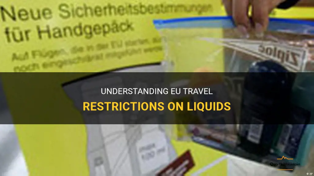 eu travel restrictions liquids