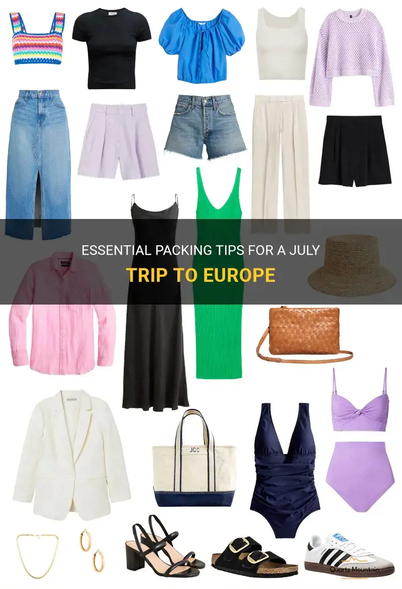 europe during july what to pack