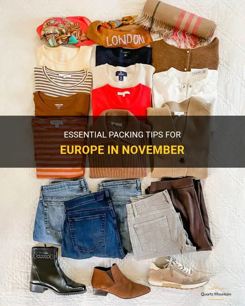 europe in november what to pack