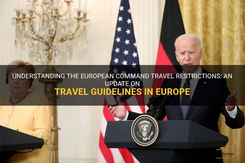 european command travel restrictions