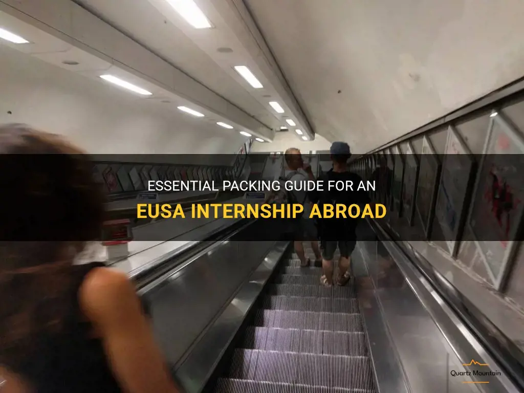 eusa internship abroad what to pack