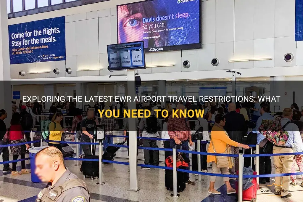 ewr airport travel restrictions