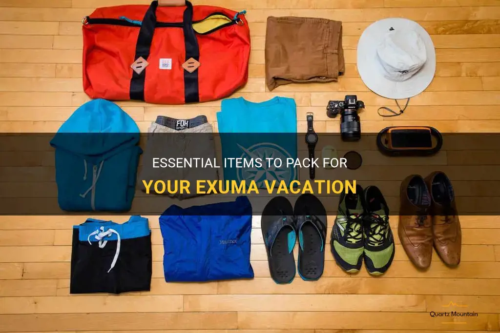 exuma what to pack