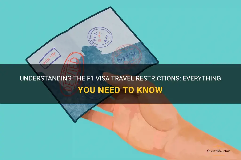 f1 visa travel restrictions
