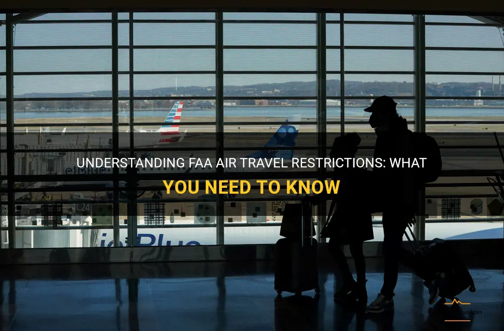 faa air travel restrictions