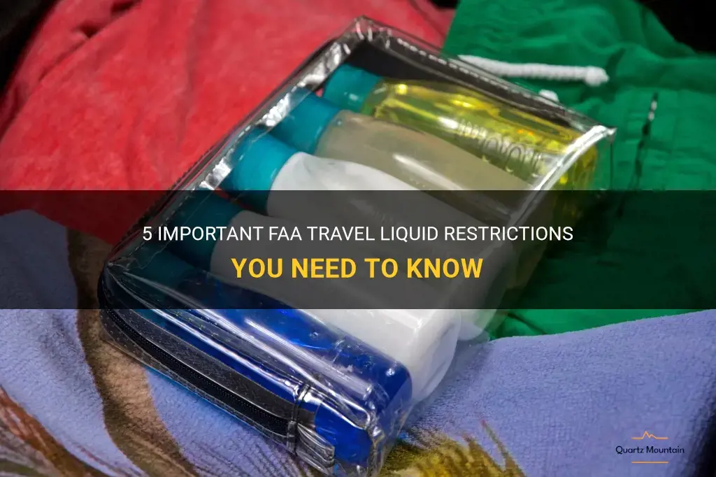 faa travel liquid restrictions
