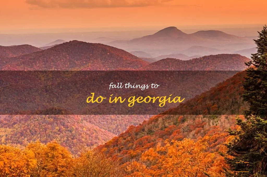 fall things to do in georgia