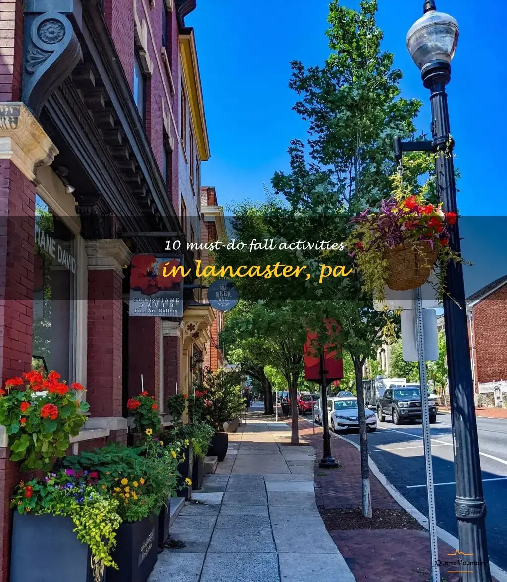 fall things to do in lancaster pa