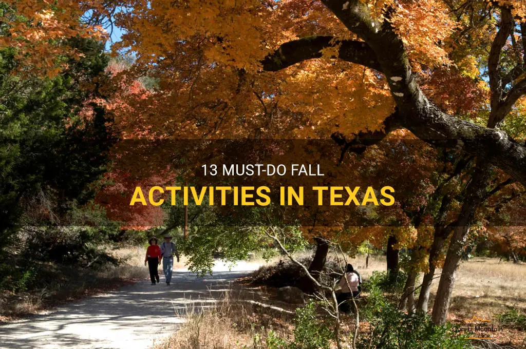 fall things to do in texas