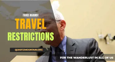 Dr. Fauci Stands Firm Against Travel Restrictions, Citing Ineffectiveness and Potential Consequences