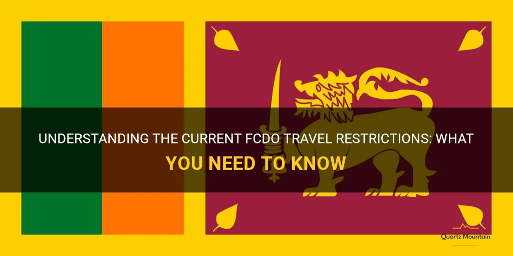 fcdo travel restrictions