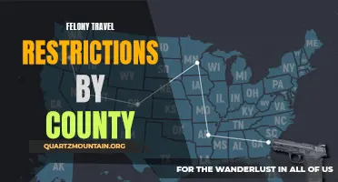 Exploring the Complexities of Felony Travel Restrictions by County: Navigating Across State Lines