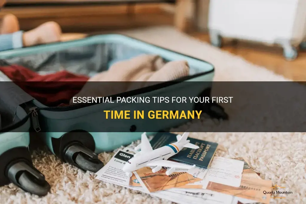 first time in germany what to pack