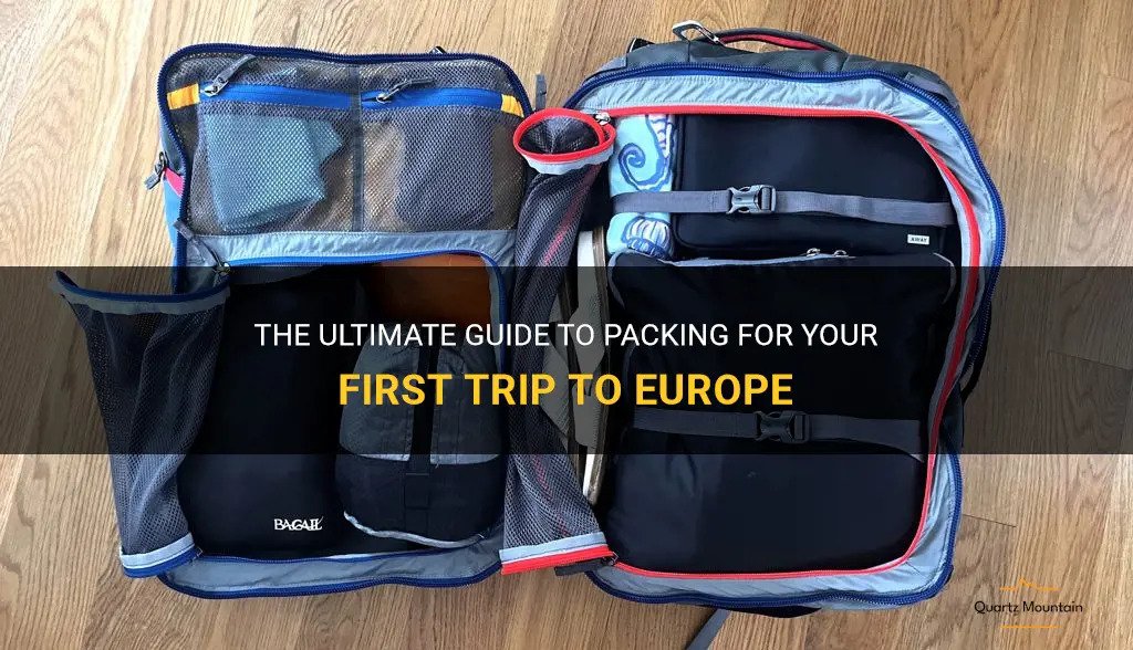 first trip to europe what to pack