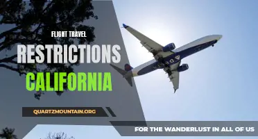 California's Flight Travel Restrictions: What You Need to Know