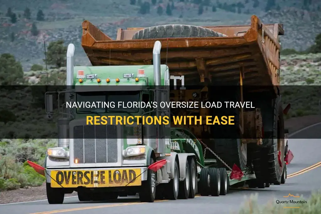 florida oversize load travel restrictions