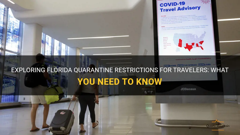 florida quarantine restrictions for travelers
