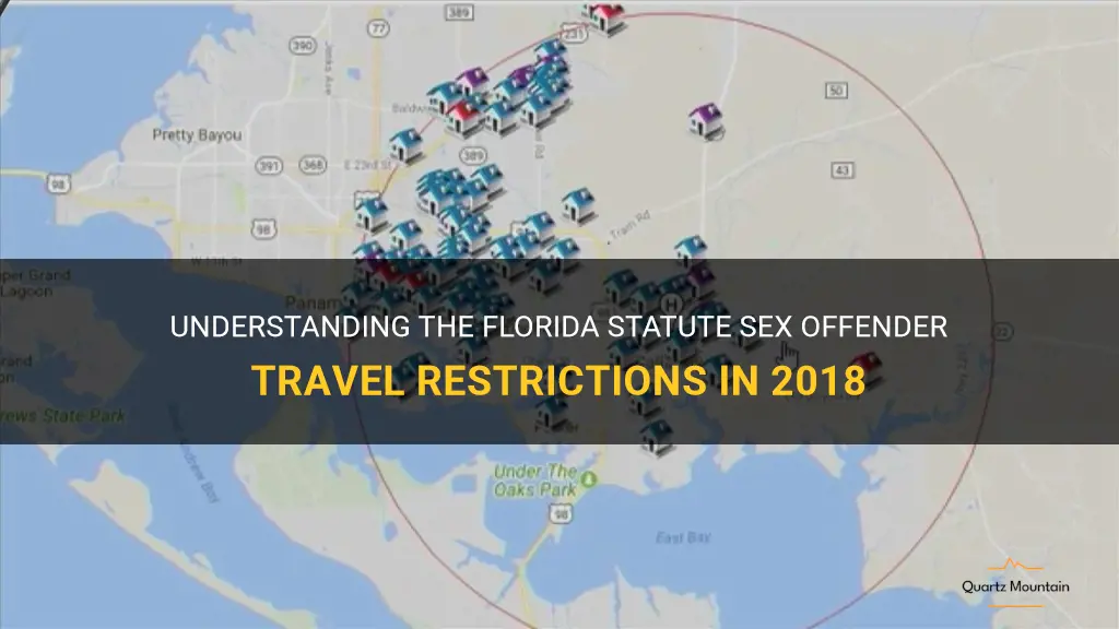 florida statute sex offeder travel restrictions 2018
