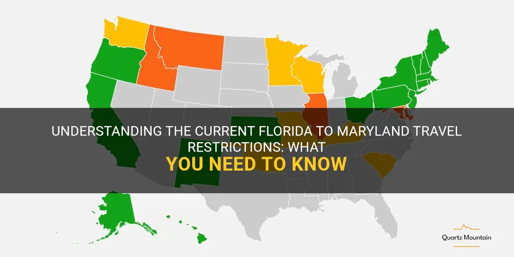florida to maryland travel restrictions
