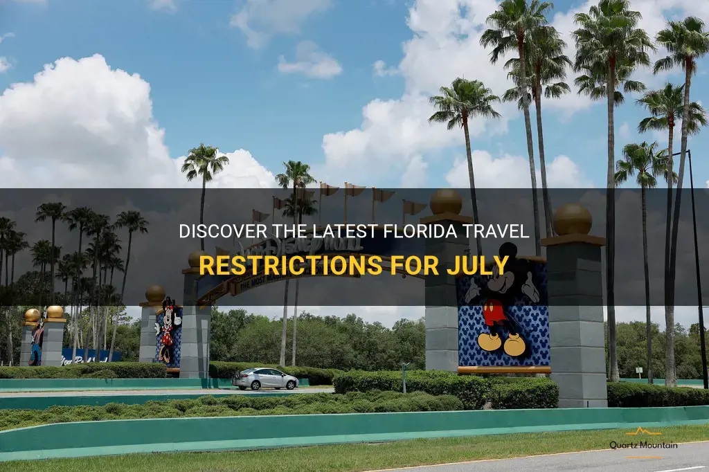 florida travel restrictions july
