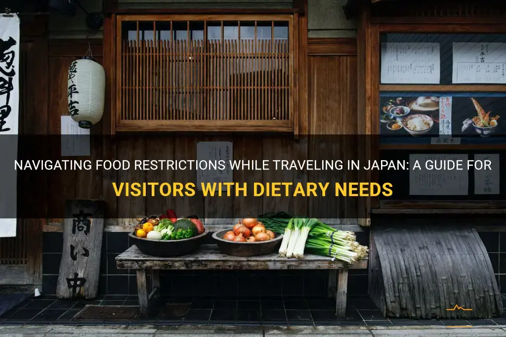 food restrictions travel japan